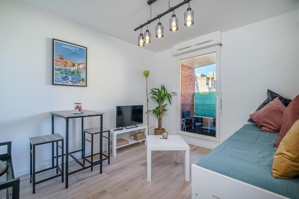 Appartement Climatise Avec Terrasse Tout Equipe A 5Min De La Gare St Charles Марсель Экстерьер фото